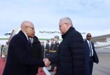 صورة رئيس الجمهورية يصل موسكو للمشاركة في أعمال القمة الروسية الإفريقية